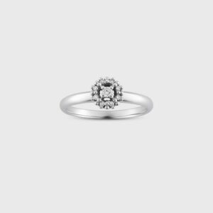 Anel All Diamonds - joia em ouro branco e diamantes naturais