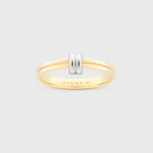 Aliança de casamento Élo em ouro amarelo 18k