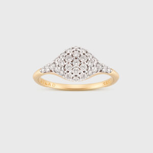 Anel Singular S. Pinky em ouro amarelo e diamantes